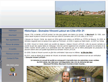 Tablet Screenshot of domaine-vincentlatour.com